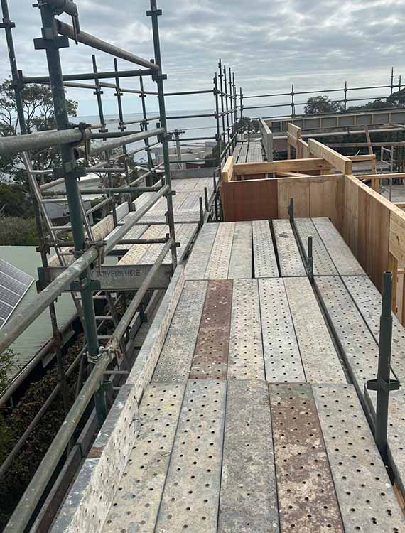 Scaffolding Top Structure by Top Link Scafflding